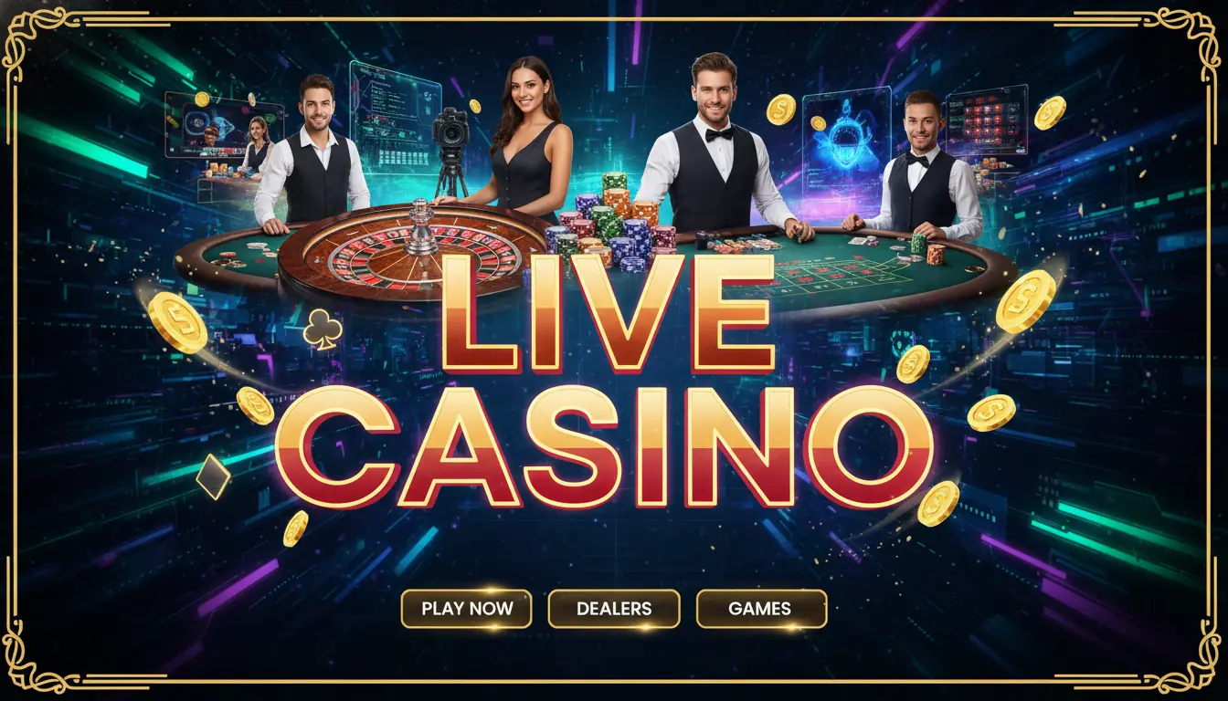 Spil live casino hos Starburst casino